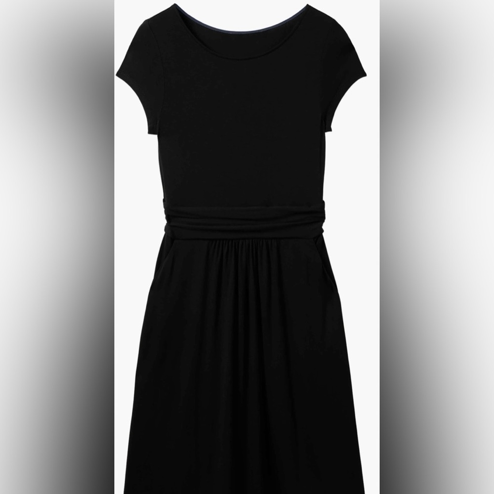 Boden Amelie Jersey Dress in Black 18L - Picture 3 of 7